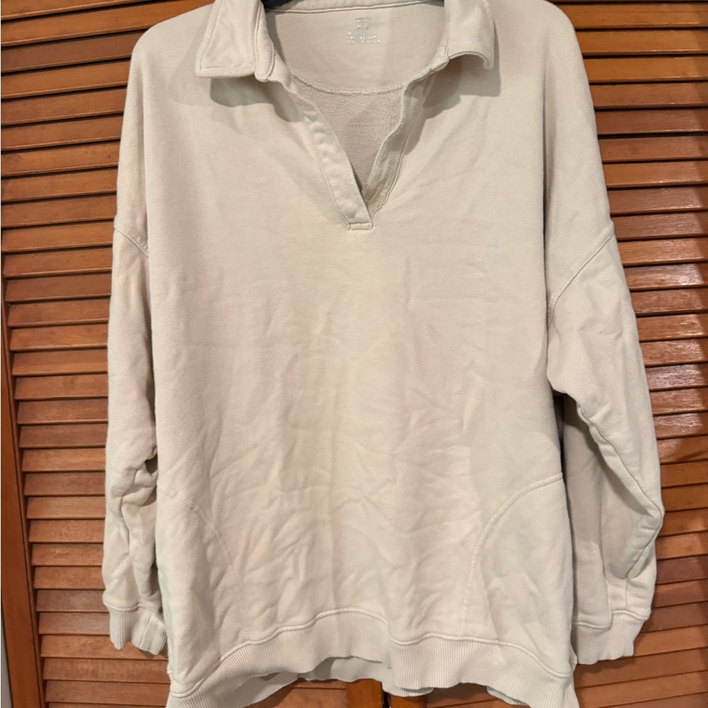 Aerie Cream Sweatshirt